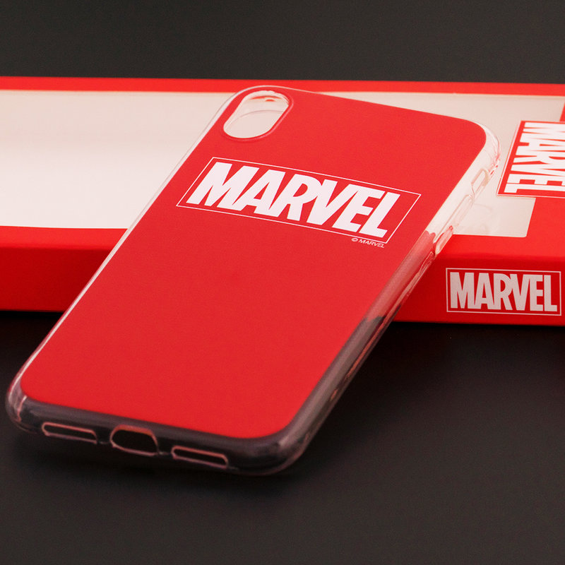 Husa iPhone XR Cu Licenta Marvel - Red Marvel