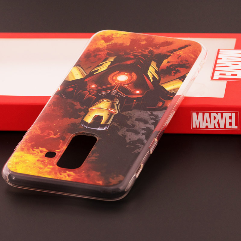 Husa Samsung Galaxy A6 Plus 2018 Cu Licenta Marvel - Ironman Classic