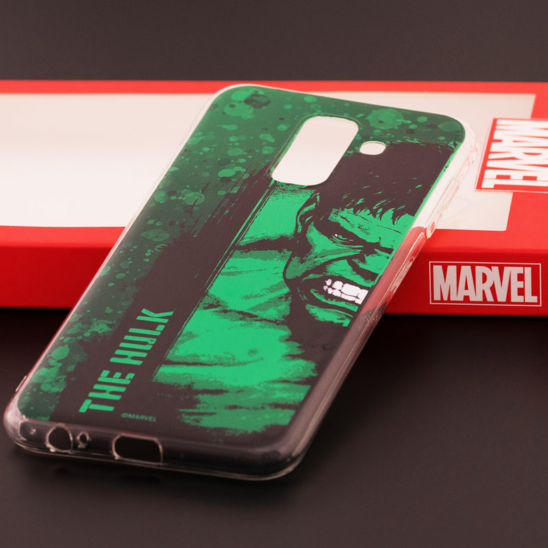 Husa Samsung Galaxy J8 2018 Cu Licenta Marvel - The Hulk
