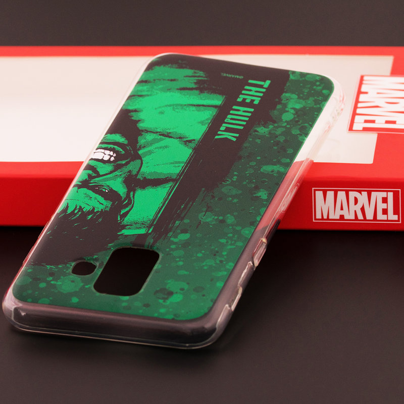 Husa Samsung Galaxy A6 2018 Cu Licenta Marvel - The Hulk