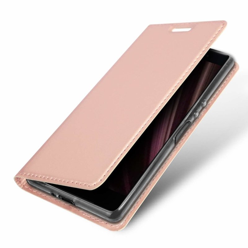 Husa Sony Xperia XZ4 Compact Dux Ducis Flip Stand Book - Roz