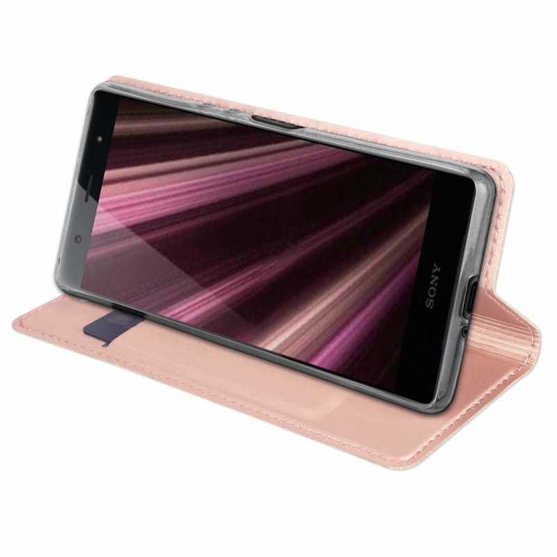 Husa Sony Xperia XZ4 Compact Dux Ducis Flip Stand Book - Roz