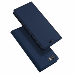 Husa Sony Xperia XZ4 Compact Dux Ducis Flip Stand Book - Albastru
