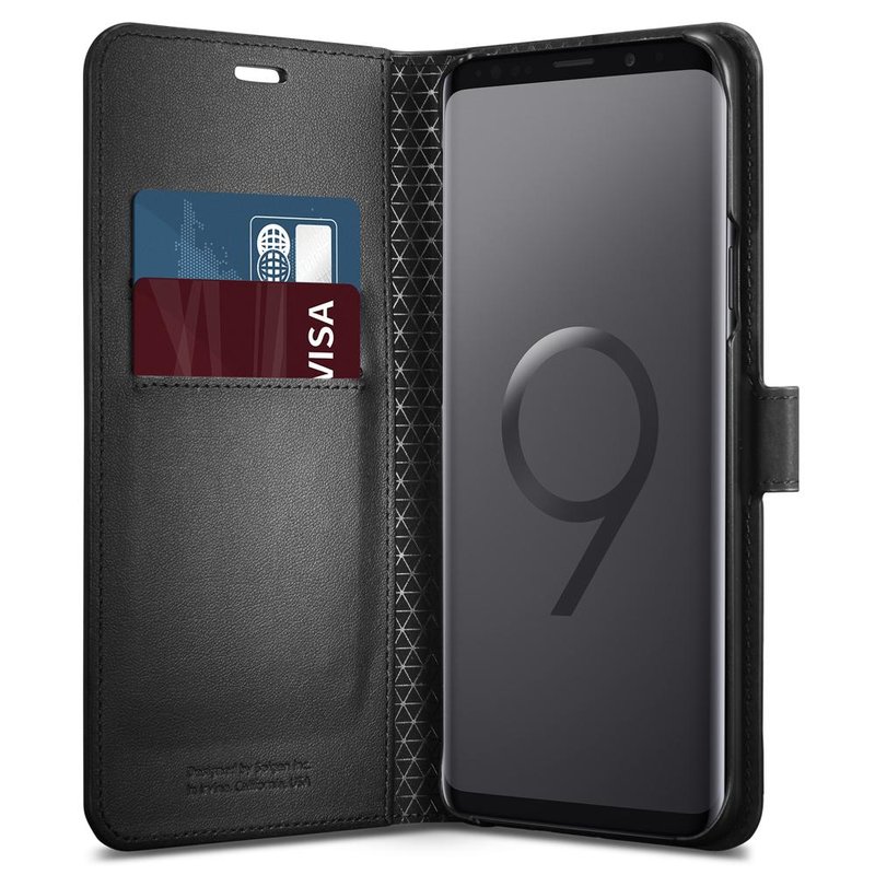 Husa Samsung Galaxy S9 Spigen Wallet S - Black