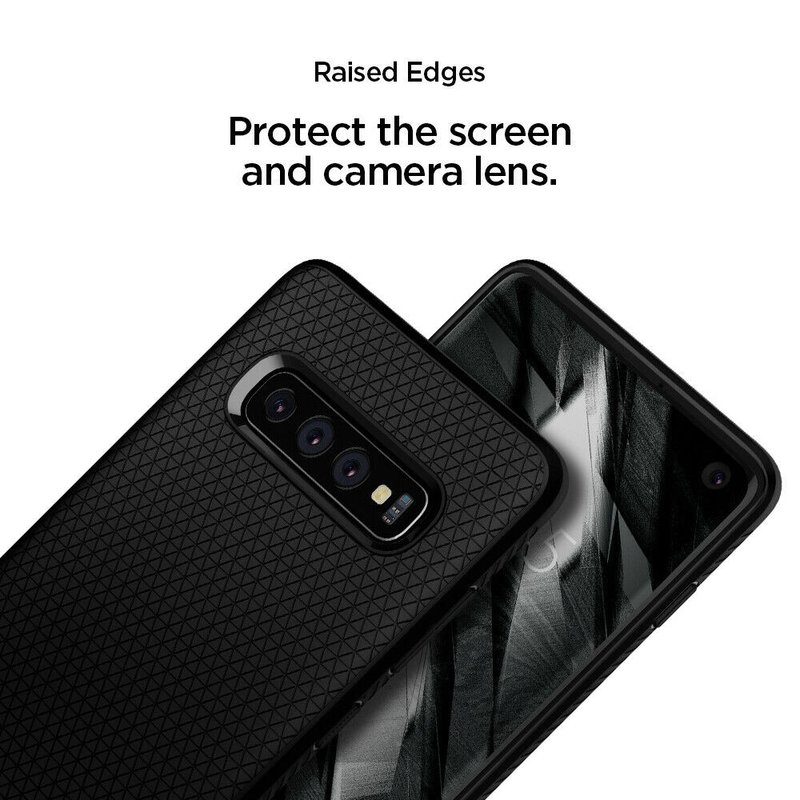 Husa Samsung Galaxy S10 Plus Spigen Liquid Air - Matte Black