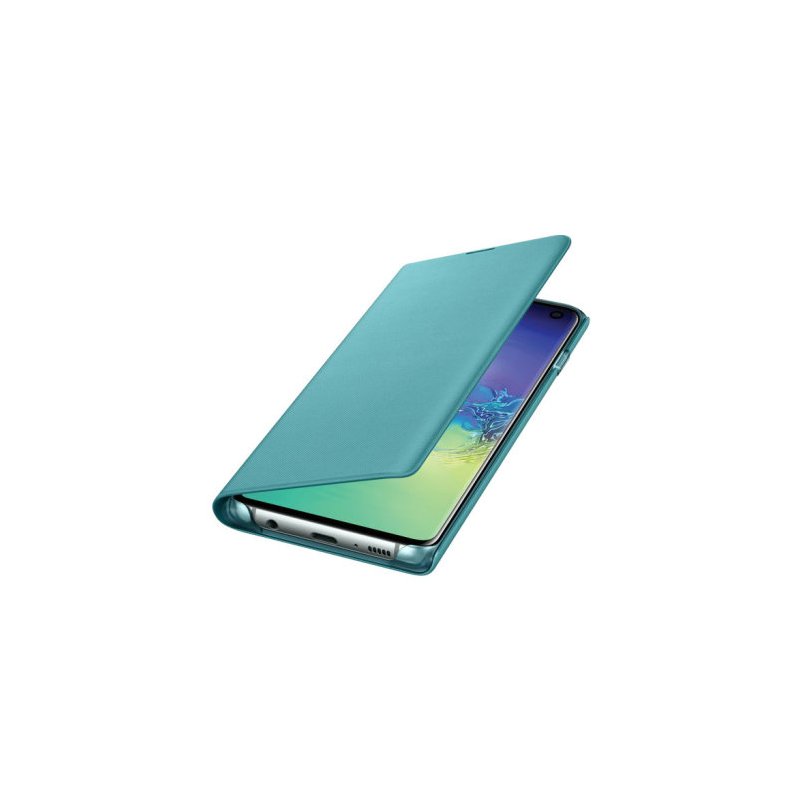 Husa Originala Samsung Galaxy S10 LED View Cover Green