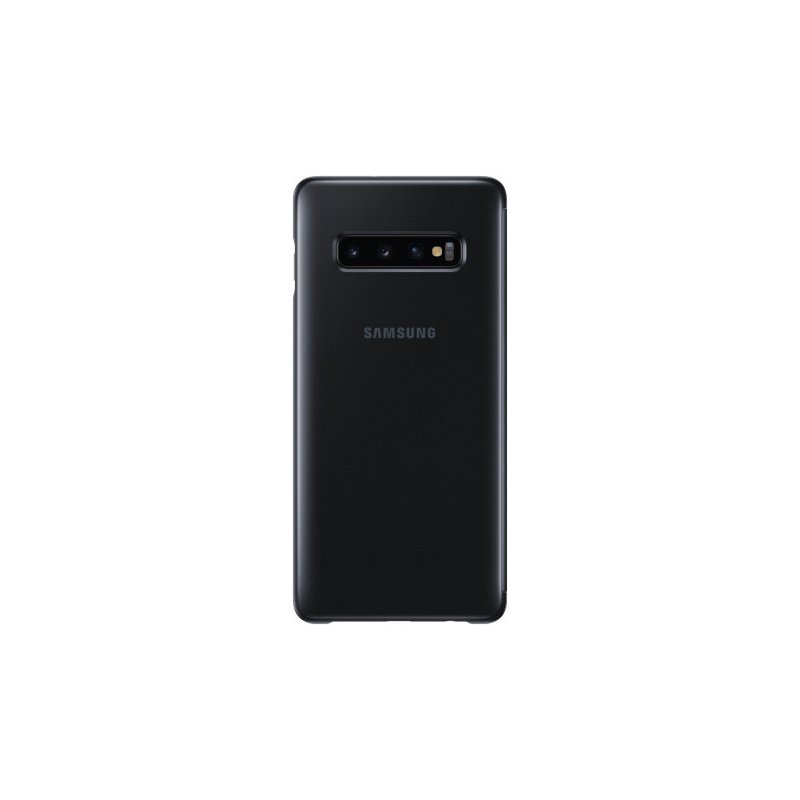 Husa Originala Samsung Galaxy S10 Clear View Cover Negru