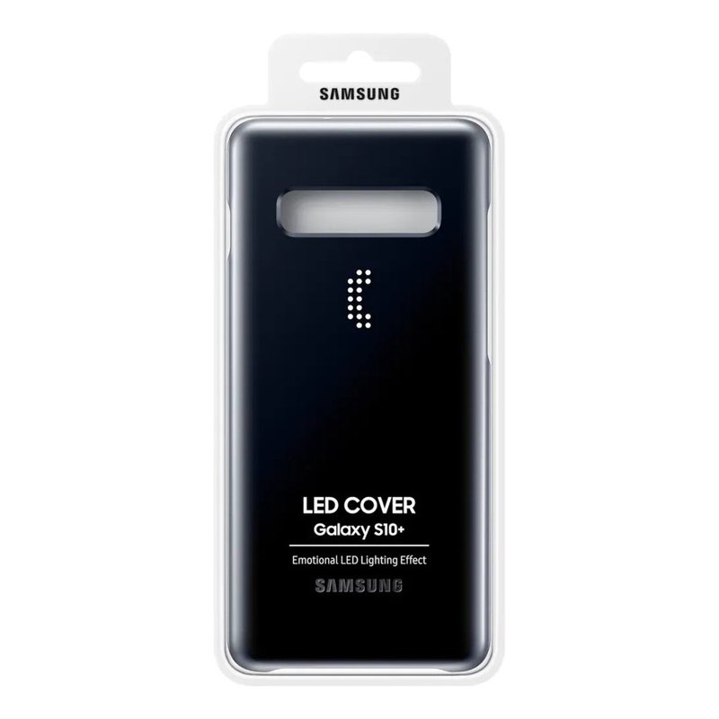 Husa Originala Samsung Galaxy S10 LED Cover - Negru