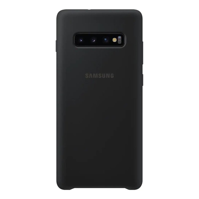 Husa Originala Samsung Galaxy S10 Plus Silicone Cover - Negru