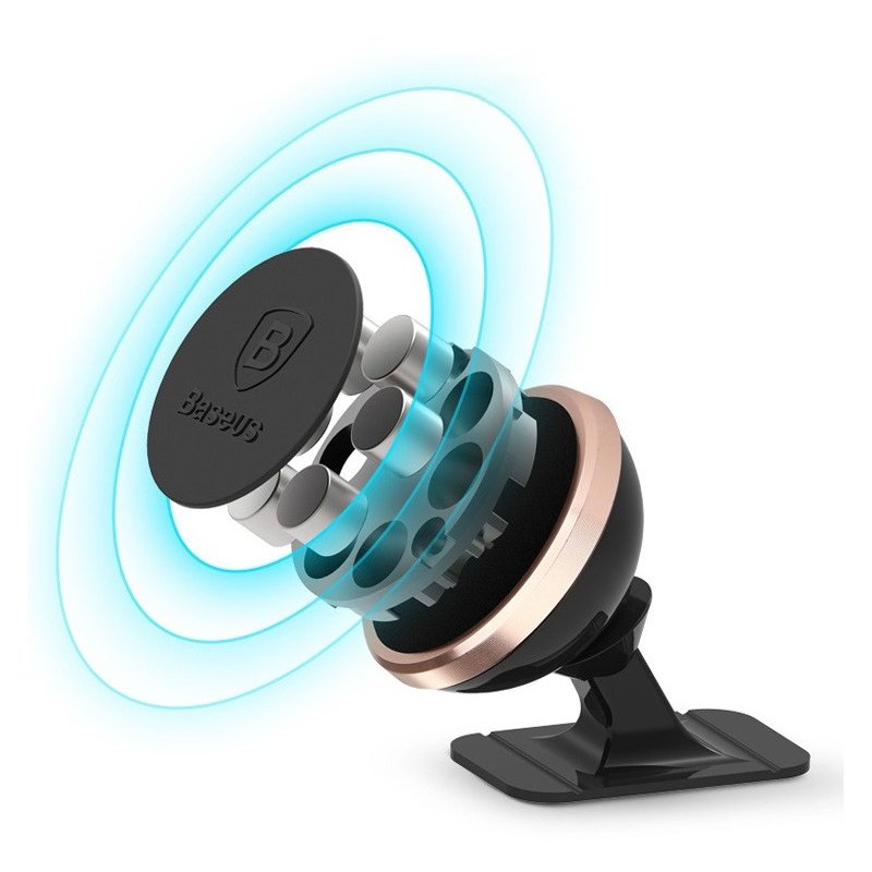 Suport auto magnetic telefon Baseus, argintiu, SUGENT-NT0S