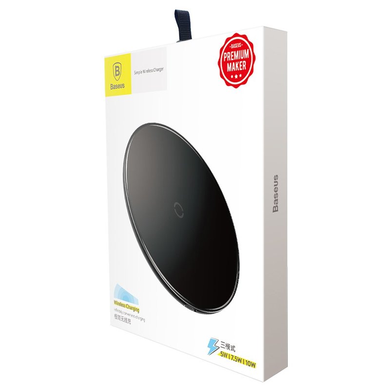 Incarcator Wireless Baseus Simple 2.0A - Negru
