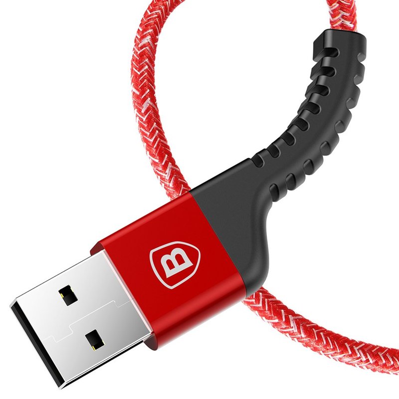 Cablu De Date Lightning Baseus Confidant Series 1M 2.0A - Red