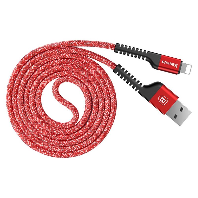 Cablu De Date Lightning Baseus Confidant Series 1M 2.0A - Red