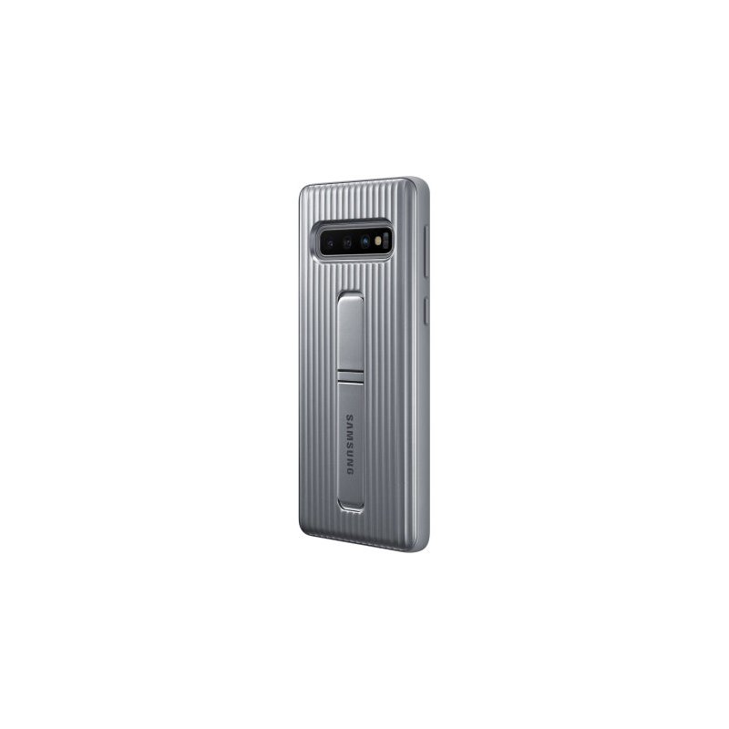 Husa Originala Samsung Galaxy S10 Protective Standing Cover - Silver