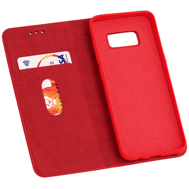 Husa Samsung Galaxy S8 Forcell Silk Wallet - Red