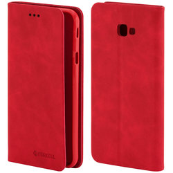 Husa Samsung Galaxy J4 Plus Forcell Silk Wallet - Red