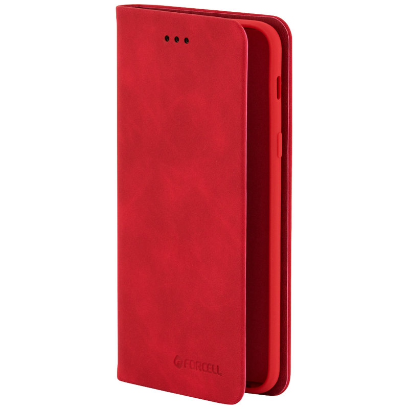 Husa Samsung Galaxy A6 Plus 2018 Forcell Silk Wallet - Red