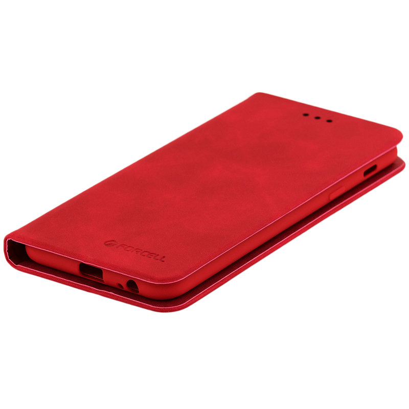 Husa Samsung Galaxy A6 Plus 2018 Forcell Silk Wallet - Red