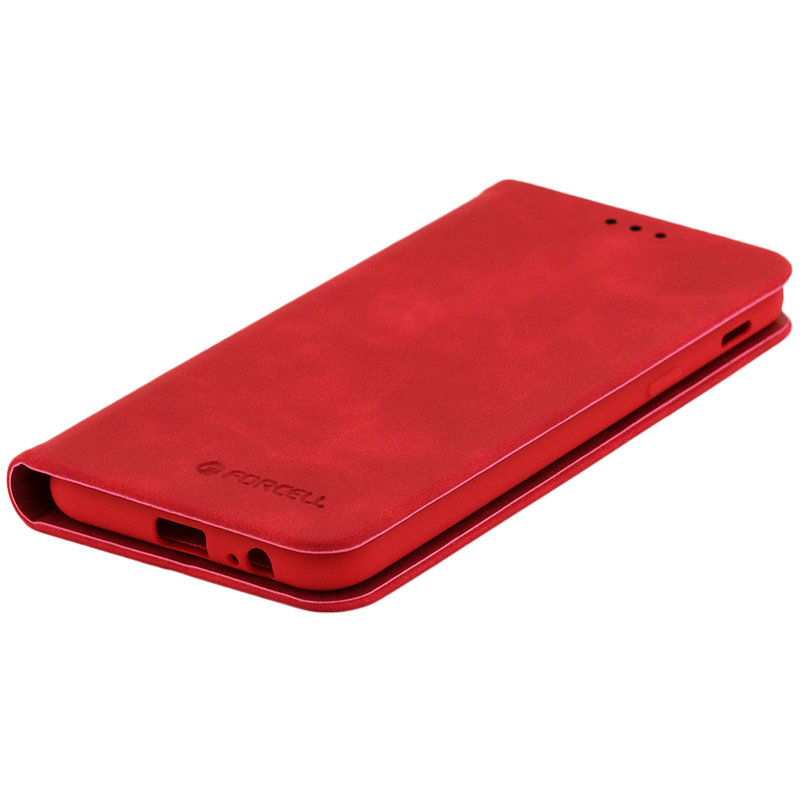 Husa Samsung Galaxy A6 2018 Forcell Silk Wallet - Red