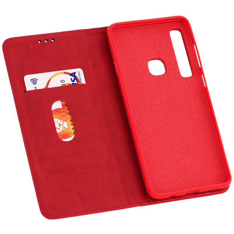 Husa Samsung Galaxy A9 2018 Forcell Silk Wallet - Red