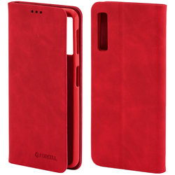 Husa Samsung Galaxy A7 2018 Forcell Silk Wallet - Red