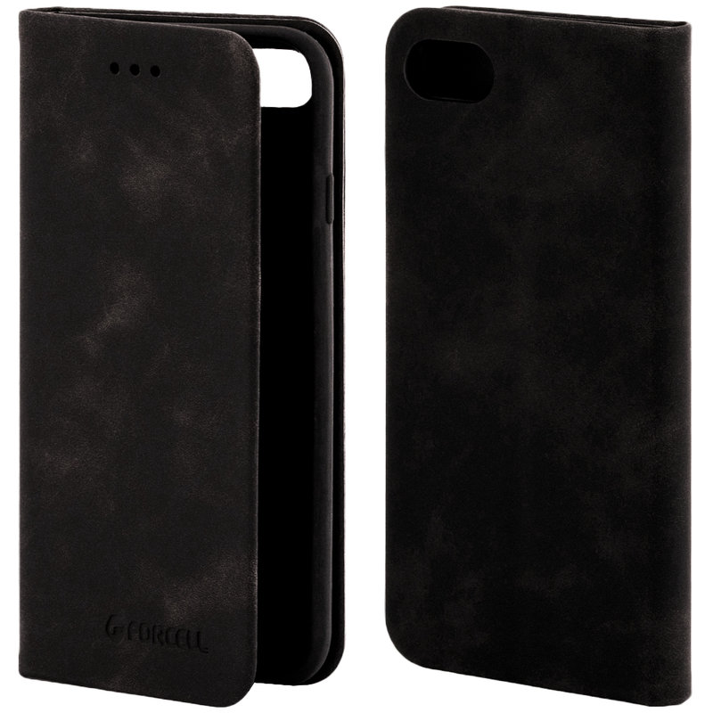 Husa iPhone 8 Forcell Silk Wallet - Black