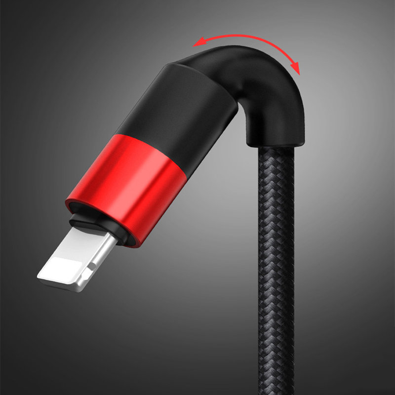 Cablu de date Lightning 2A Hoco X26, 1m, rosu