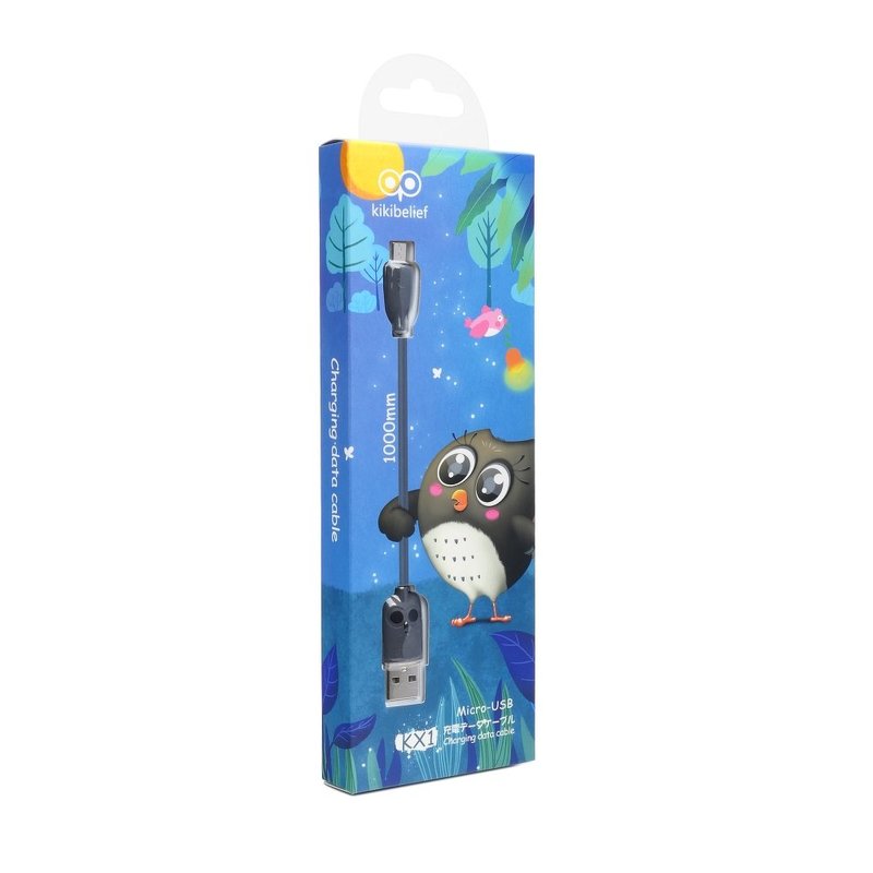 Cablu de date USB Type C Hoco OWL KX1 1M Lungime - Gri