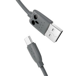 Cablu de date USB Type C Hoco OWL KX1 1M Lungime - Gri