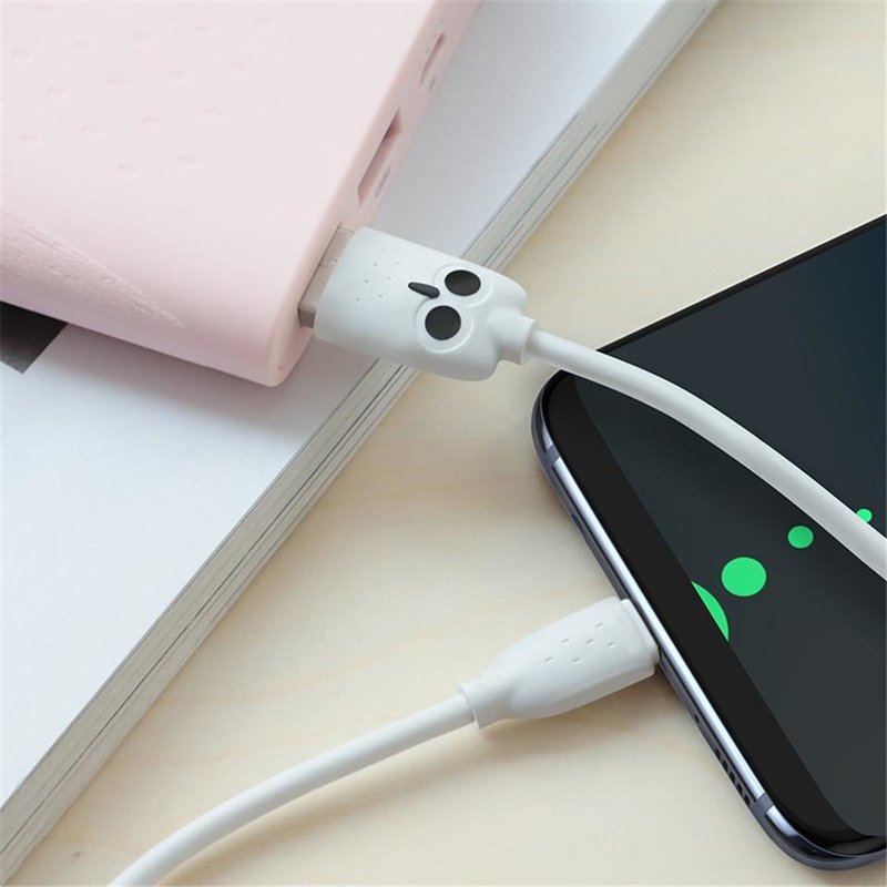 Cablu de date Micro USB Hoco OWL KX1 1M Lungime - Roz