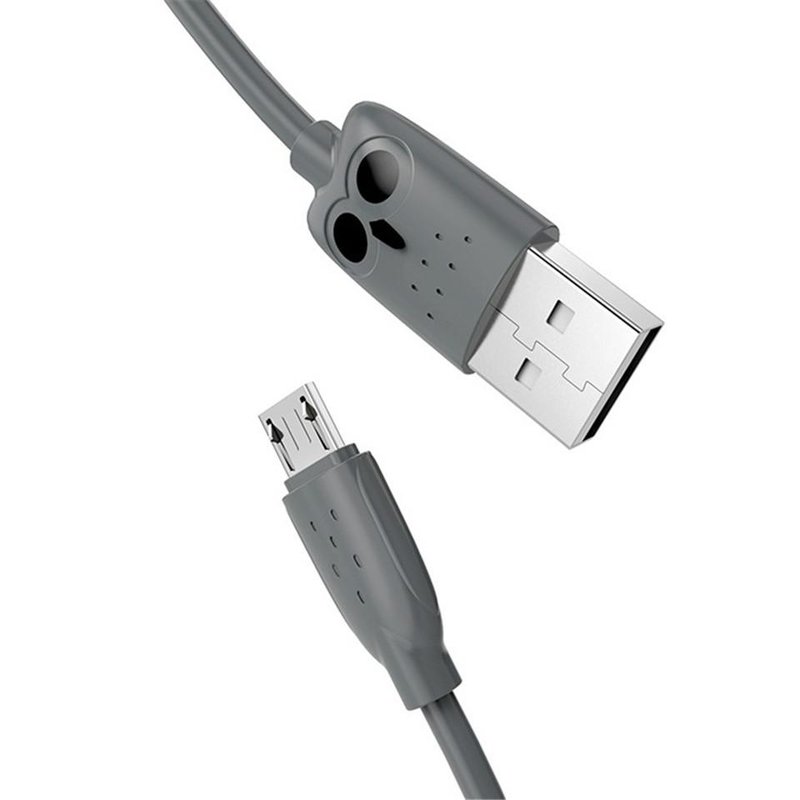 Cablu de date Micro USB Hoco OWL KX1 1M Lungime - Gri