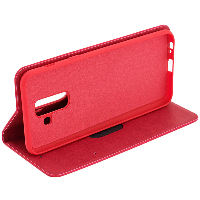 Husa Samsung Galaxy A6 Plus 2018 Forcell Silk Wallet - Red