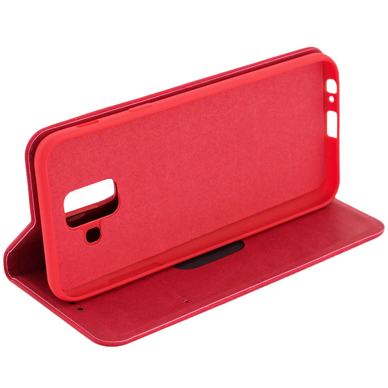 Husa Samsung Galaxy A6 2018 Forcell Silk Wallet - Red