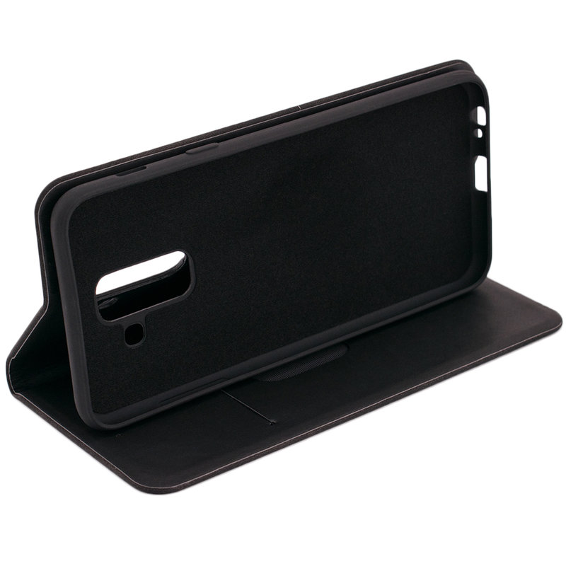 Husa Samsung Galaxy A6 Plus 2018 Forcell Silk Wallet - Black