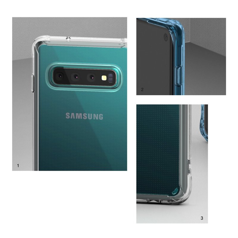 Husa Samsung Galaxy S10 Ringke Fusion, transparenta