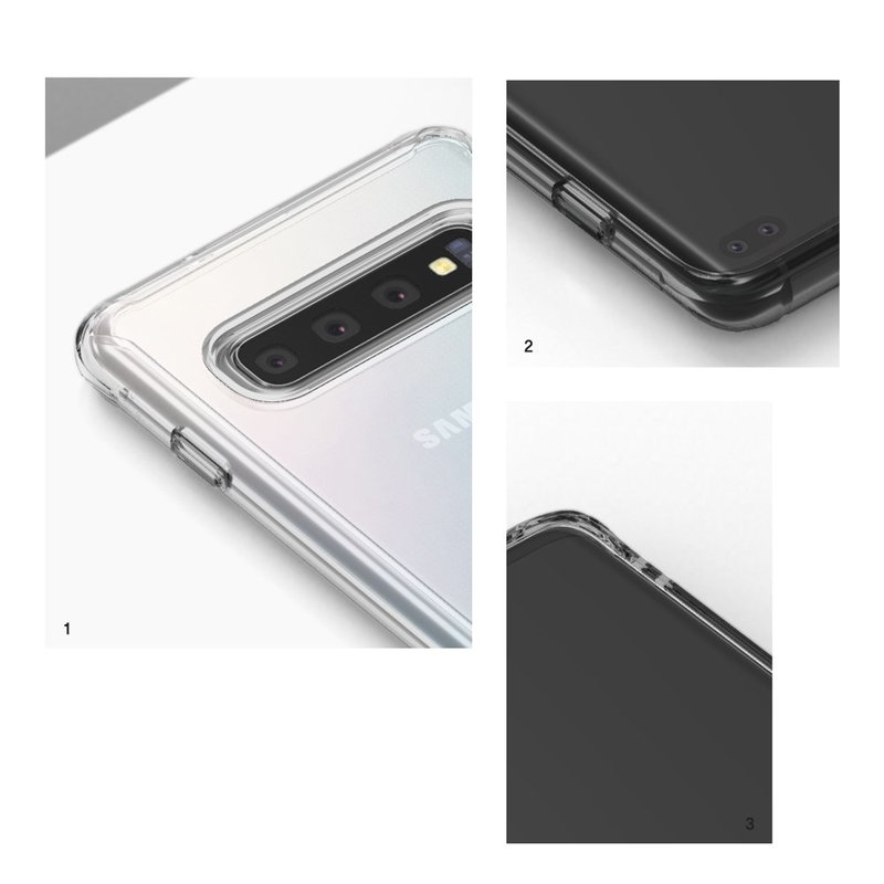 Husa Samsung Galaxy S10 Plus Ringke Fusion, transparenta