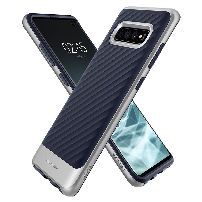 Bumper Spigen Samsung Galaxy S10 Neo Hybrid - Arctic Silver