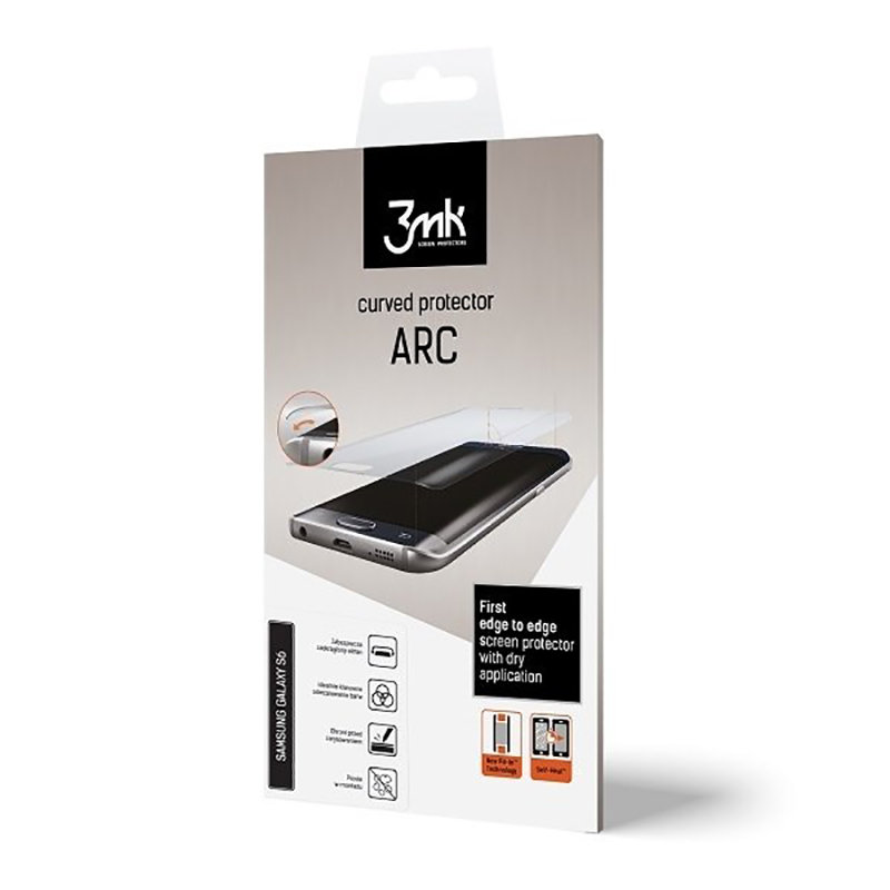 Folie 3Mk ARC Samsung Galaxy S6 Edge G925 pentru Ecran Curbat - Clear