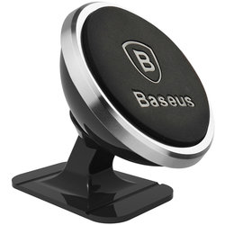 Suport auto magnetic telefon Baseus, argintiu, SUGENT-NT0S