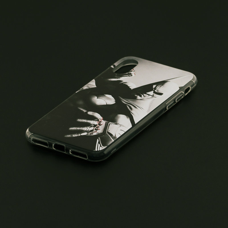 Husa iPhone X, iPhone 10 Cu Licenta DC Comics - Grey Batman
