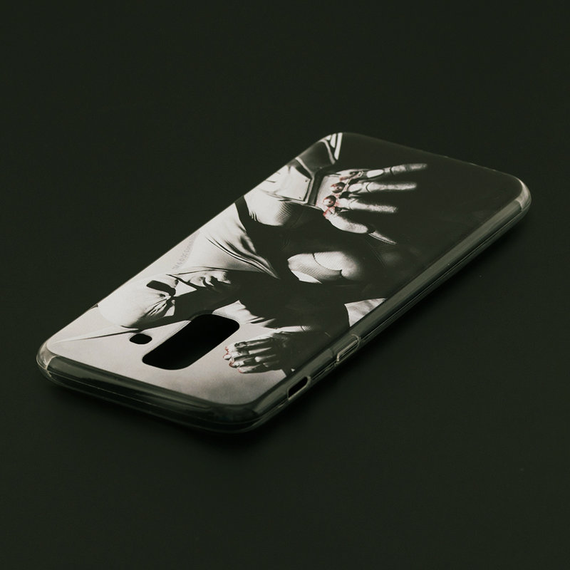 Husa Samsung Galaxy A6 Plus 2018 Cu Licenta DC Comics - Grey Batman