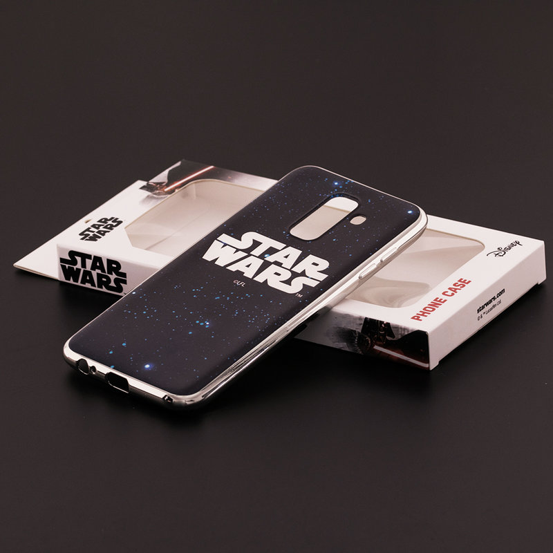 Husa Samsung Galaxy J8 2018 Cu Licenta Disney - Star Wars Luxury Silver