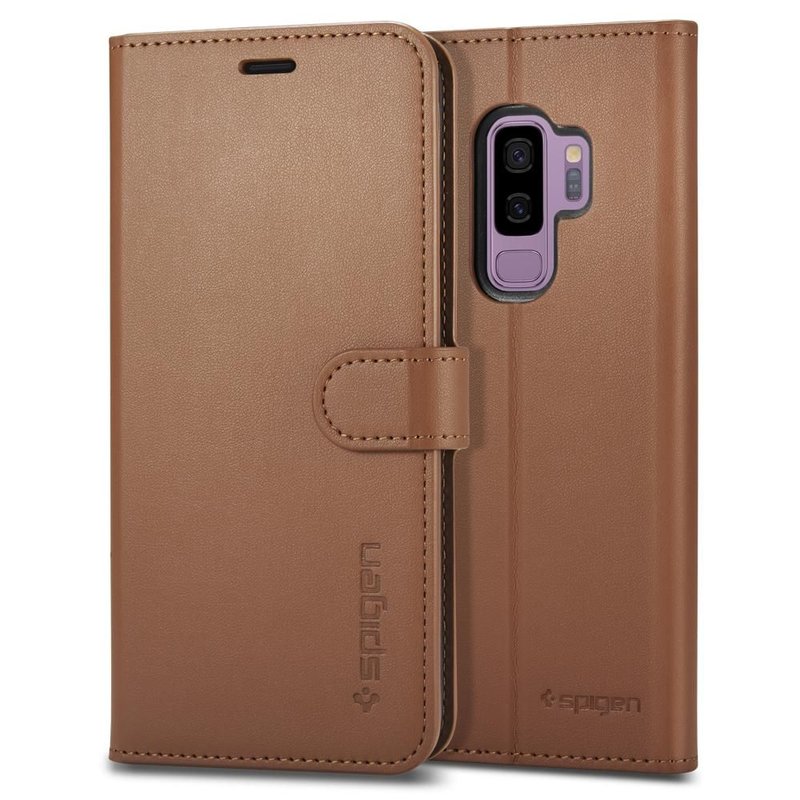 Husa Samsung Galaxy S9 Plus Spigen Wallet S - Coffee Brown