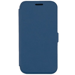 Husa Pocket Book iPhone X, iPhone 10 Flip Bleu