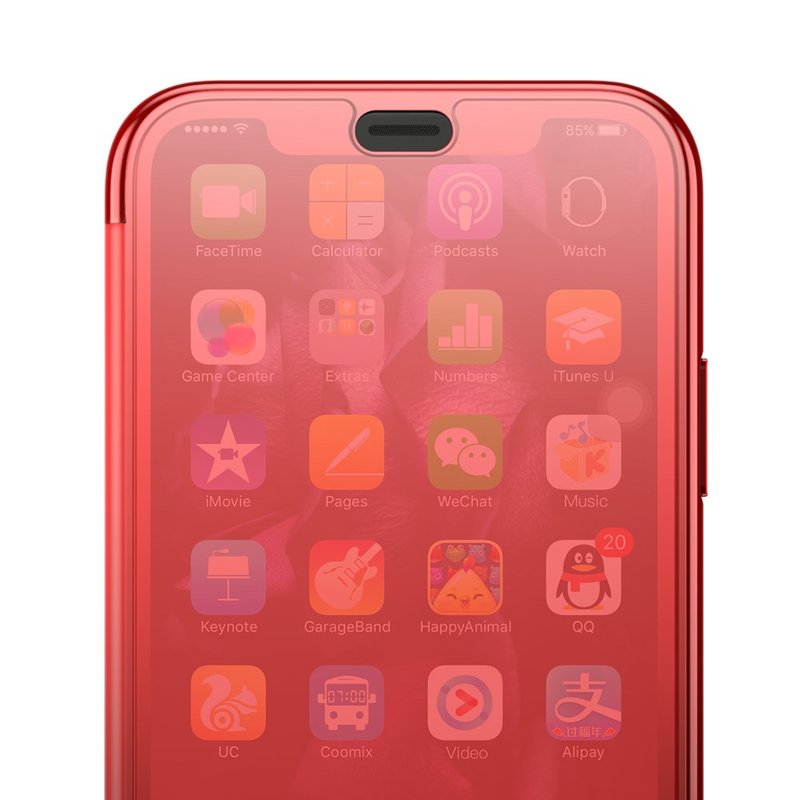 Husa iPhone XS Max TPU Baseus Touchable - WIAPIPH61-TS09 - Rosu