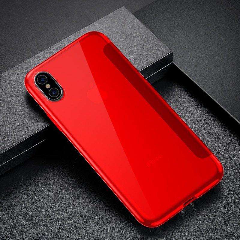 Husa iPhone XS Max TPU Baseus Touchable - WIAPIPH61-TS09 - Rosu