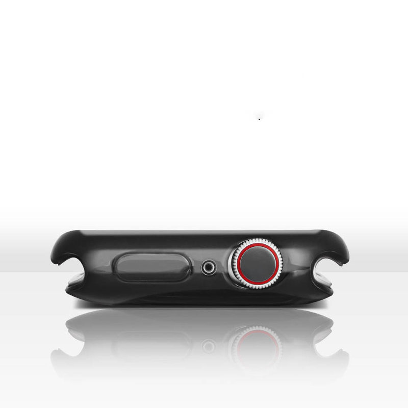 [Pachet 2x] Husa Apple Watch 4 44mm Dux Ducis Silicon - Negru si Transparent