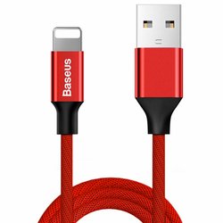 Cablu De Date Lightning Baseus Yiven Cable 1.8M 2.0A - Red CALYW-A09