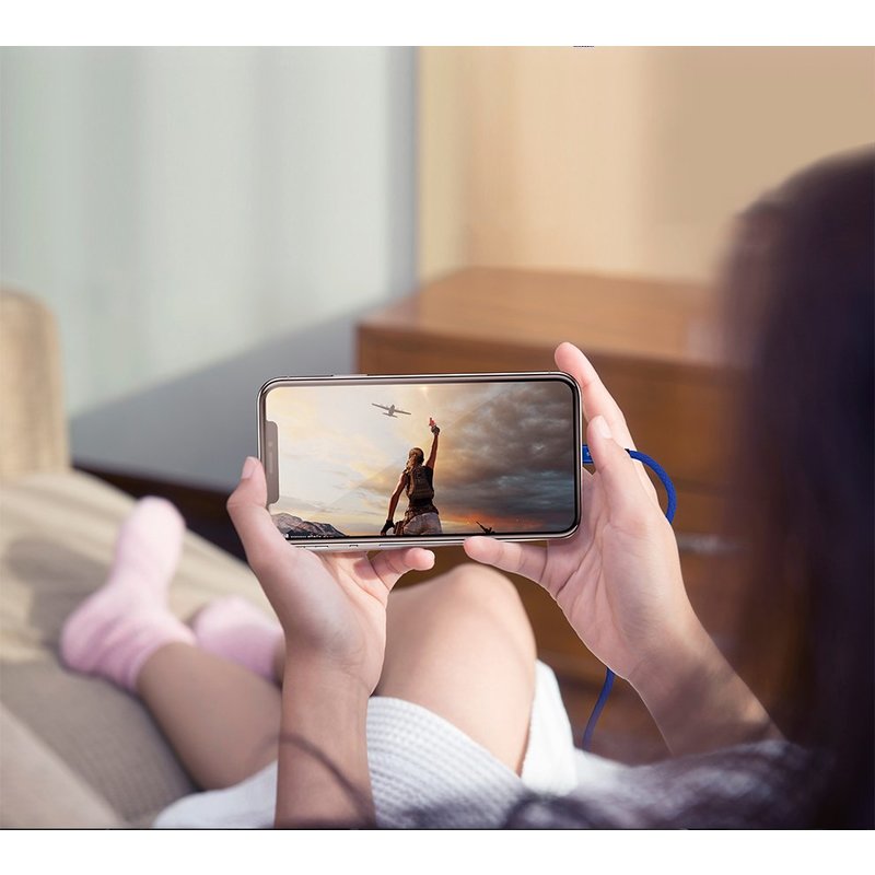 Cablu De Date Lightning Baseus Yiven Cable 1.8M 2.0A - Black CALYW-A01