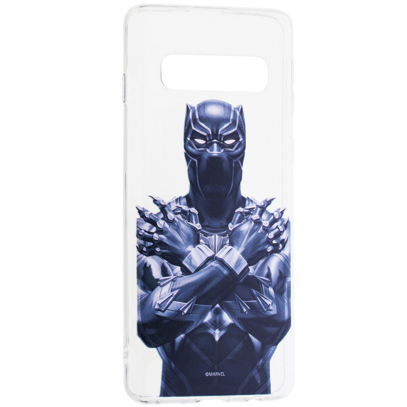 Husa Samsung Galaxy S10 Cu Licenta Marvel - Black Panther